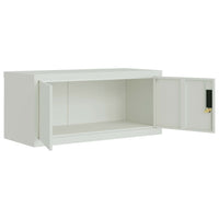 Thumbnail for Aktenschrank Hellgrau 90x40x145 cm Stahl