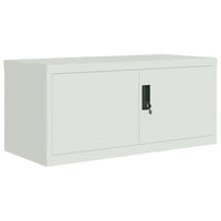 Thumbnail for Aktenschrank Hellgrau 90x40x180 cm Stahl