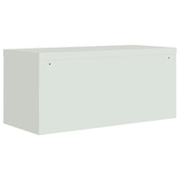 Thumbnail for Aktenschrank Hellgrau 90x40x180 cm Stahl