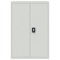 Thumbnail for Aktenschrank Hellgrau 90x40x180 cm Stahl