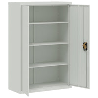 Thumbnail for Aktenschrank Hellgrau 90x40x180 cm Stahl