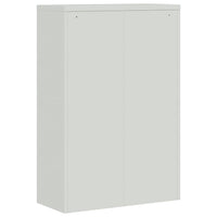 Thumbnail for Aktenschrank Hellgrau 90x40x180 cm Stahl
