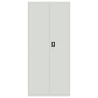 Thumbnail for Aktenschrank Hellgrau 90x40x240 cm Stahl