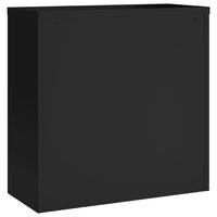 Thumbnail for Aktenschrank Schwarz 90x40x130 cm Stahl