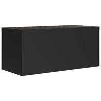 Thumbnail for Aktenschrank Schwarz 90x40x145 cm Stahl