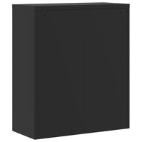 Thumbnail for Aktenschrank Schwarz 90x40x145 cm Stahl