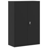 Thumbnail for Aktenschrank Schwarz 90x40x180 cm Stahl