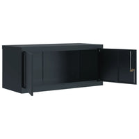 Thumbnail for Aktenschrank Anthrazit 90x40x145 cm Stahl