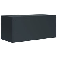Thumbnail for Aktenschrank Anthrazit 90x40x145 cm Stahl