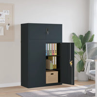 Thumbnail for Aktenschrank Anthrazit 90x40x145 cm Stahl