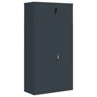 Thumbnail for Aktenschrank Anthrazit 90x40x180 cm Stahl