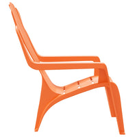 Thumbnail for Kinder-Gartenstühle 2 Stk. Orange 37x34x44 cm PP Holzoptik