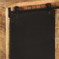 Thumbnail for Sideboard 80x30x55 cm Massives Raues Mangoholz