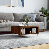 Thumbnail for Couchtisch Braun Eichen-Optik 60x60x30 cm Holzwerkstoff