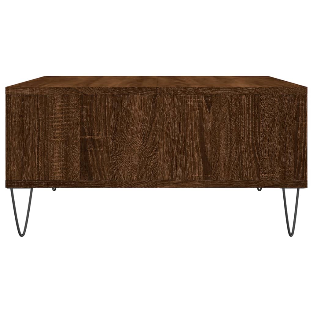 Couchtisch Braun Eichen-Optik 60x60x30 cm Holzwerkstoff