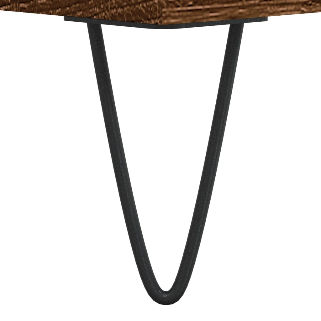Couchtisch Braun Eichen-Optik 60x60x30 cm Holzwerkstoff