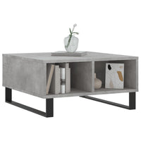 Thumbnail for Couchtisch Betongrau 60x60x30 cm Holzwerkstoff