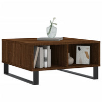 Thumbnail for Couchtisch Braun Eichen-Optik 60x60x30 cm Holzwerkstoff