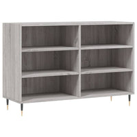 Thumbnail for Sideboard Grau Sonoma 103,5x35x70 cm Holzwerkstoff