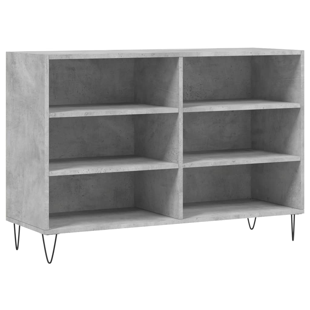 Sideboard Betongrau 103,5x35x70 cm Holzwerkstoff