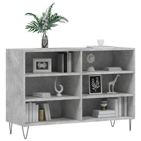 Thumbnail for Sideboard Betongrau 103,5x35x70 cm Holzwerkstoff