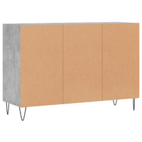 Thumbnail for Sideboard Betongrau 103,5x35x70 cm Holzwerkstoff