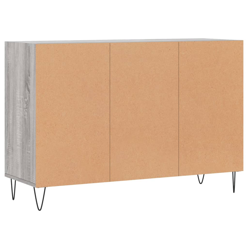 Sideboard Grau Sonoma 103,5x35x70 cm Holzwerkstoff