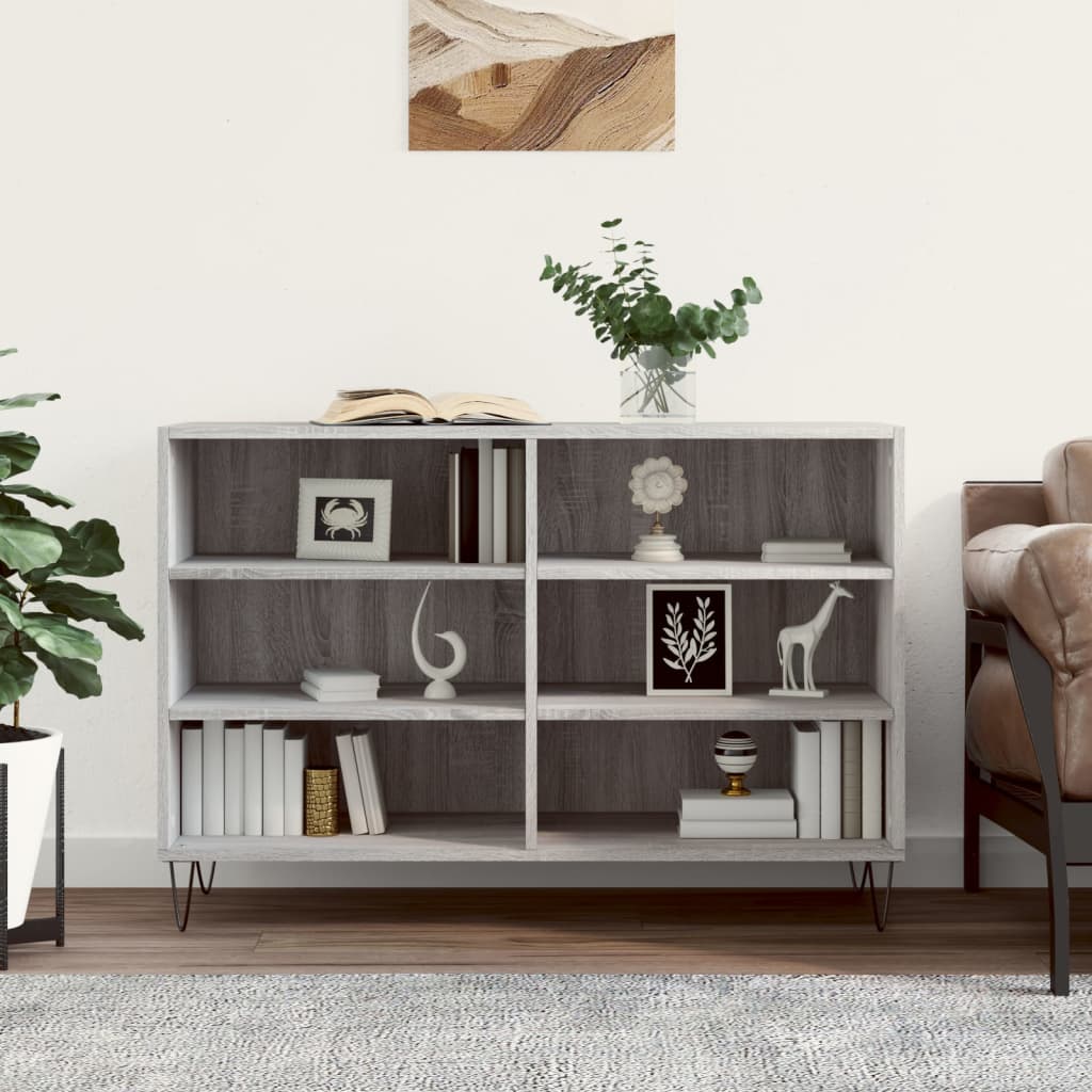 Sideboard Grau Sonoma 103,5x35x70 cm Holzwerkstoff
