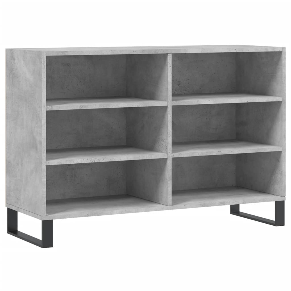 Sideboard Betongrau 103,5x35x70 cm Holzwerkstoff