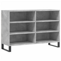 Thumbnail for Sideboard Betongrau 103,5x35x70 cm Holzwerkstoff