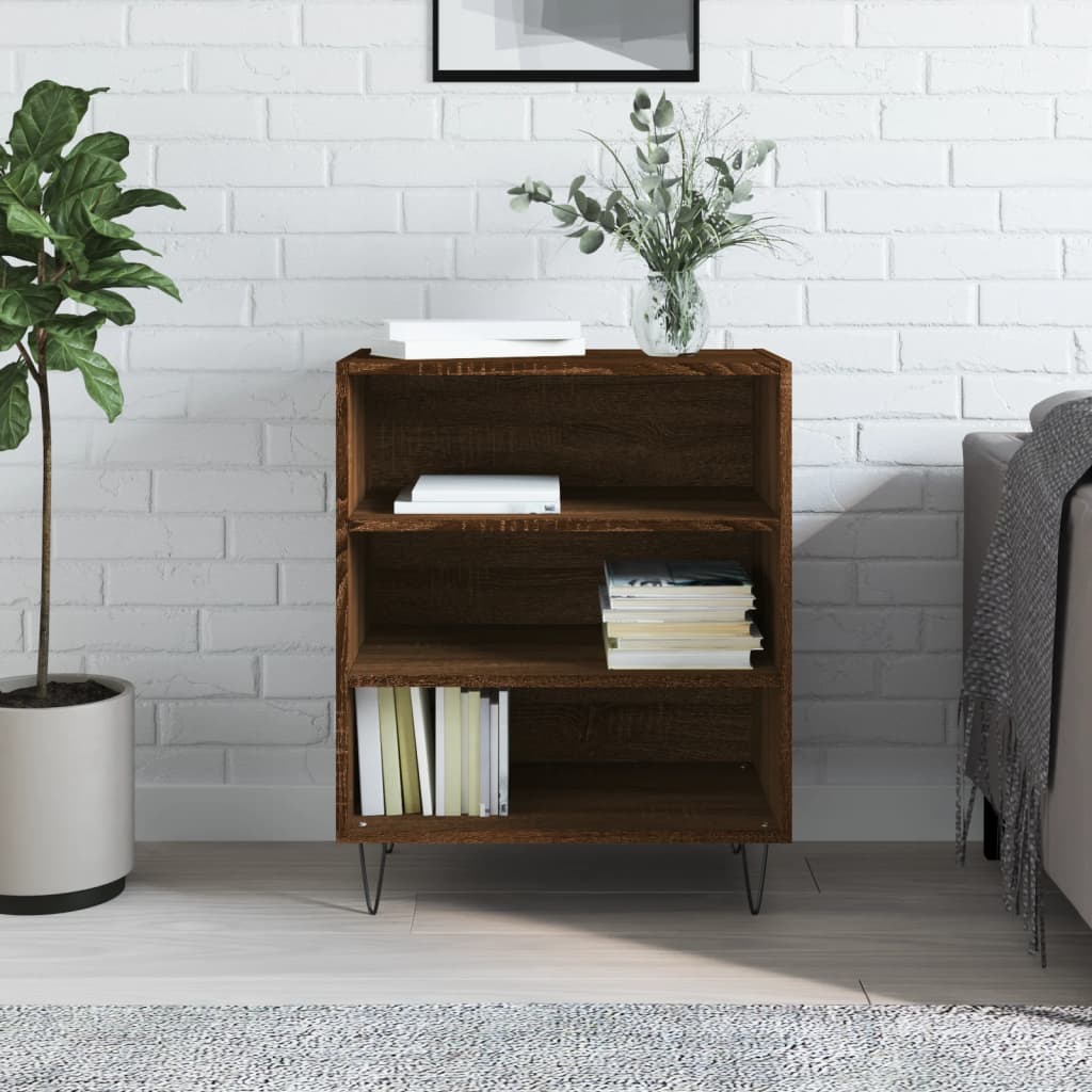 Sideboard Braun Eichen-Optik 57x35x70 cm Holzwerkstoff