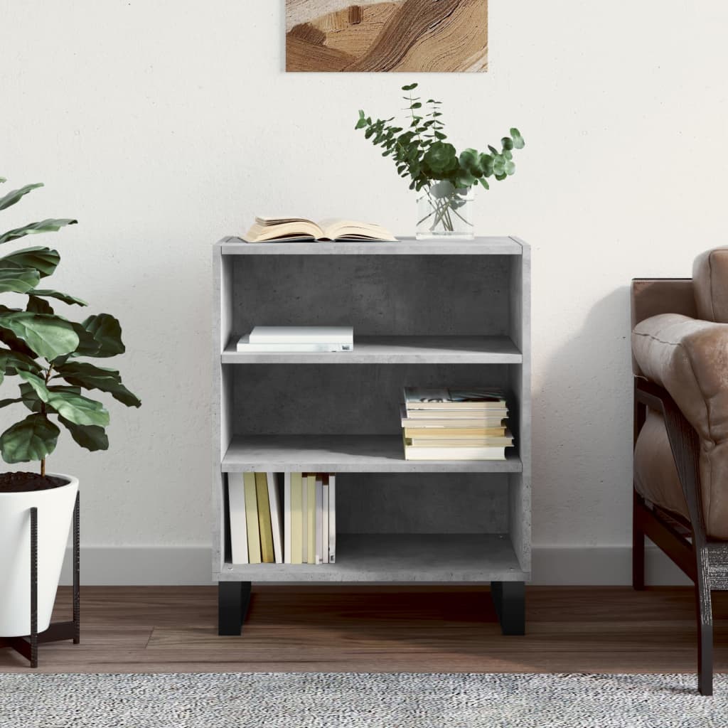 Sideboard Betongrau 57x35x70 cm Holzwerkstoff