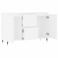 Thumbnail for Sideboard Weiß 104x35x70 cm Holzwerkstoff