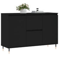 Thumbnail for Sideboard Schwarz 104x35x70 cm Holzwerkstoff