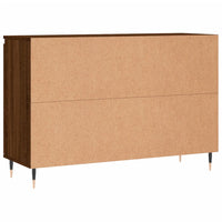 Thumbnail for Sideboard Braun Eichen-Optik 104x35x70 cm Holzwerkstoff
