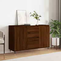 Thumbnail for Sideboard Braun Eichen-Optik 104x35x70 cm Holzwerkstoff