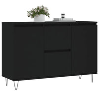Thumbnail for Sideboard Schwarz 104x35x70 cm Holzwerkstoff