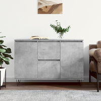 Thumbnail for Sideboard Betongrau 104x35x70 cm Holzwerkstoff