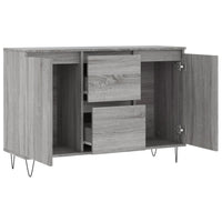 Thumbnail for Sideboard Grau Sonoma 104x35x70 cm Holzwerkstoff