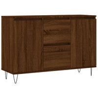 Thumbnail for Sideboard Braun Eichen-Optik 104x35x70 cm Holzwerkstoff