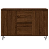 Thumbnail for Sideboard Braun Eichen-Optik 104x35x70 cm Holzwerkstoff