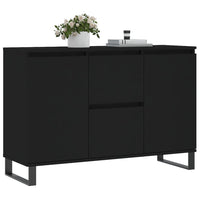 Thumbnail for Sideboard Schwarz 104x35x70 cm Holzwerkstoff