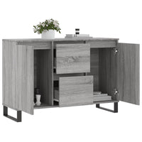 Thumbnail for Sideboard Grau Sonoma 104x35x70 cm Holzwerkstoff