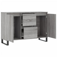 Thumbnail for Sideboard Grau Sonoma 104x35x70 cm Holzwerkstoff