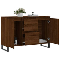 Thumbnail for Sideboard Braun Eichen-Optik 104x35x70 cm Holzwerkstoff