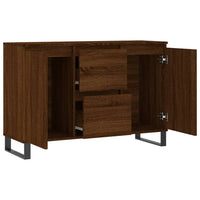Thumbnail for Sideboard Braun Eichen-Optik 104x35x70 cm Holzwerkstoff