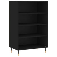 Thumbnail for Highboard Schwarz 57x35x90 cm Holzwerkstoff