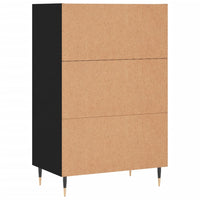 Thumbnail for Highboard Schwarz 57x35x90 cm Holzwerkstoff