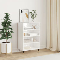 Thumbnail for Highboard Hochglanz-Weiß 57x35x90 cm Holzwerkstoff
