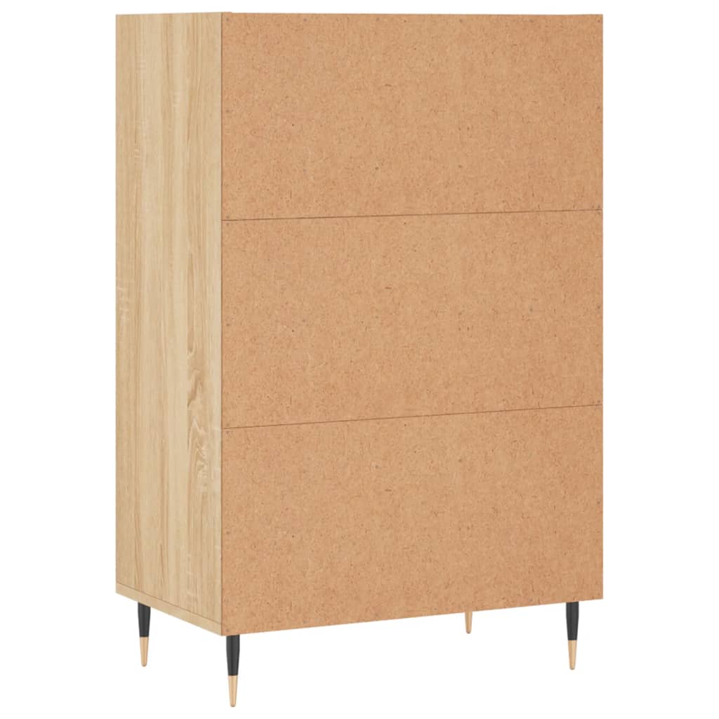 Highboard Sonoma-Eiche 57x35x90 cm Holzwerkstoff